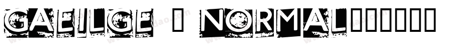 Gaeilge 1 Normal字体转换
